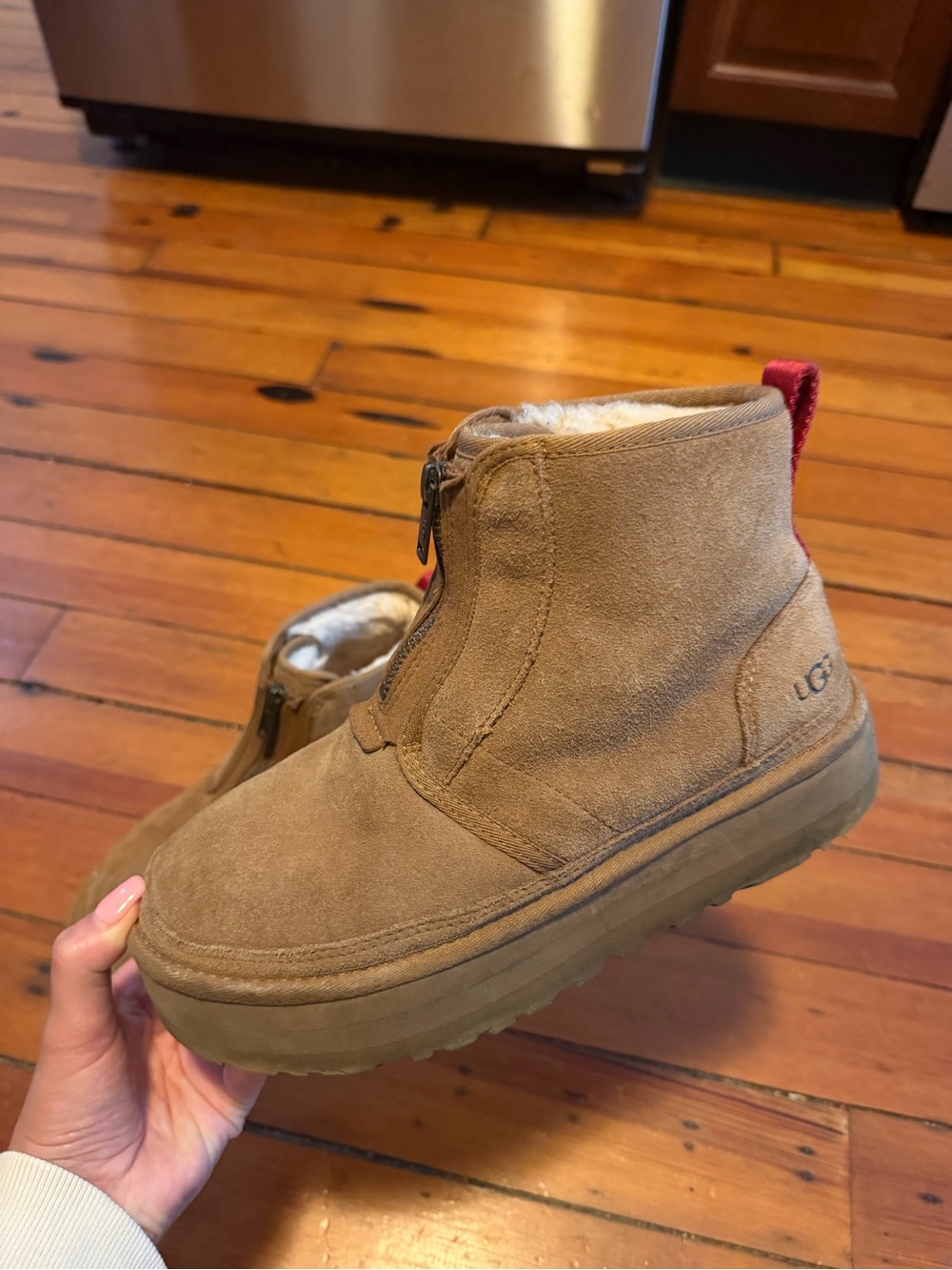 UGG Chestnut Zip-Front Boot